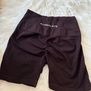 Alphalete Amplify Brown Shorts